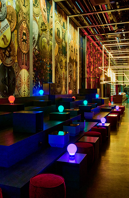 NFT Skybar Bar In Frankfurt Deutschland