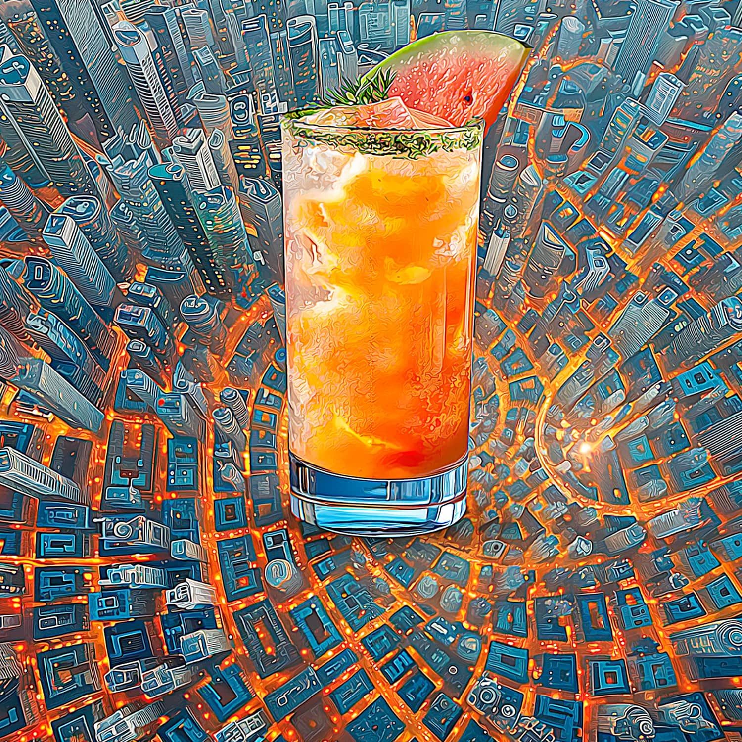 NFT Skybar Bar In Frankfurt Deutschland